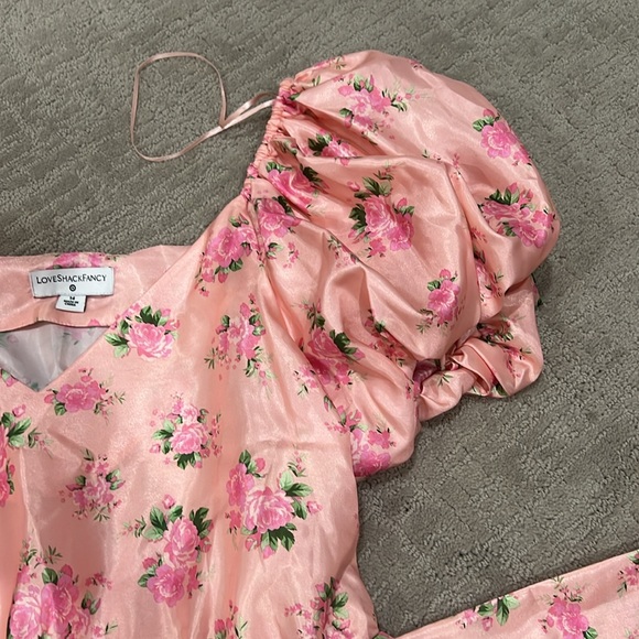 Love shack fancy dor Target dress with puffed sleeves - Picture 3 of 7